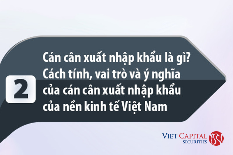 cán cân xuất nhập khẩu