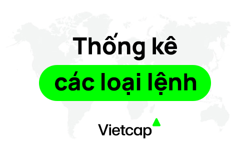 Thống kê các loại lệnh theo sàn HOSE, HNX và UPCOM