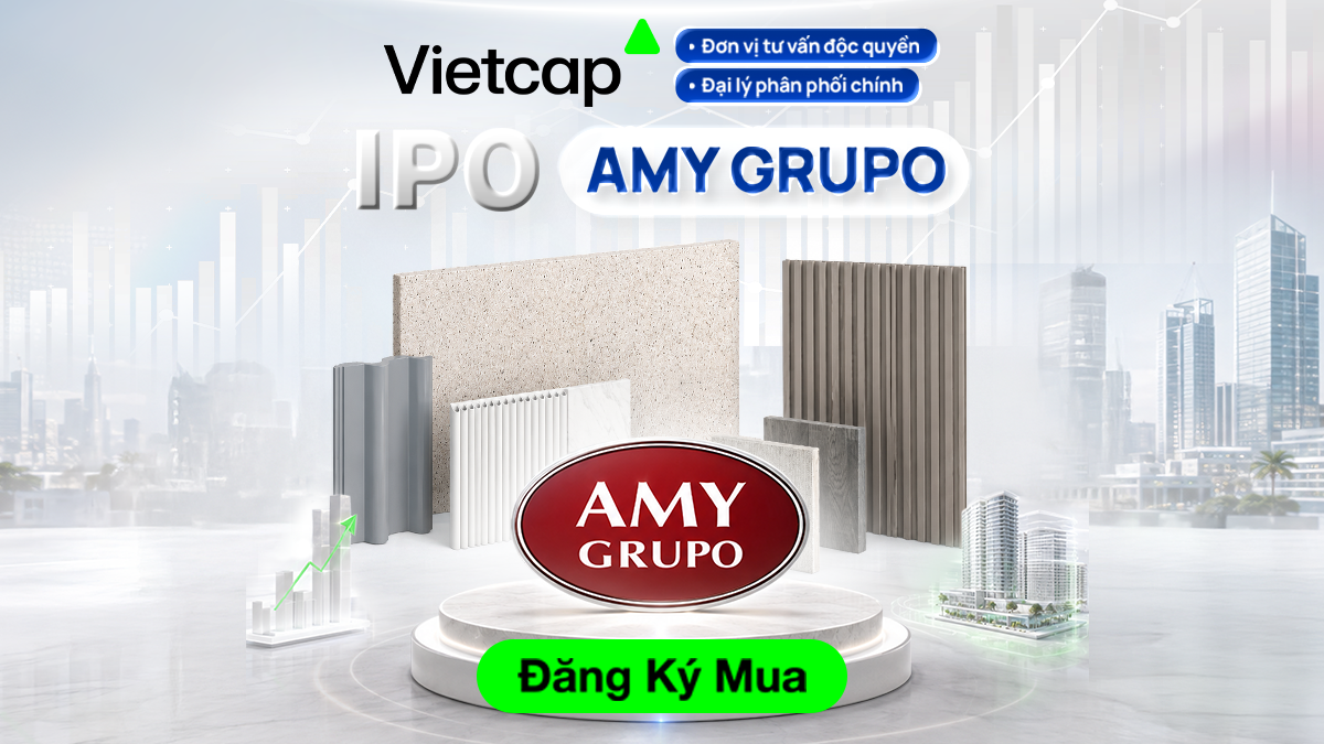 Vietcap - Thông báo Vietcap là Đơn vị tư vấn tài chính độc quyền & Đại lý phân phối chính đợt chào bán cổ phiếu lần đầu ra công chúng của Công ty Cổ phần Công nghiệp Á Mỹ
