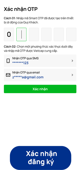 Xác nhận đăng ký