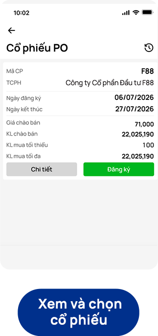 Xem và chọn cổ phiếu